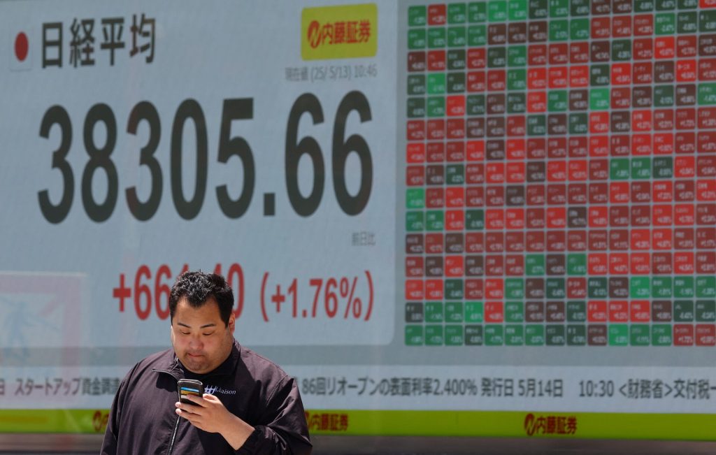 Asia stocks image
